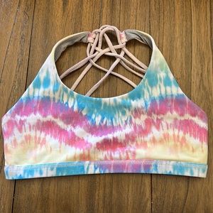 Born Primitive tie dye vitality sports bra size s